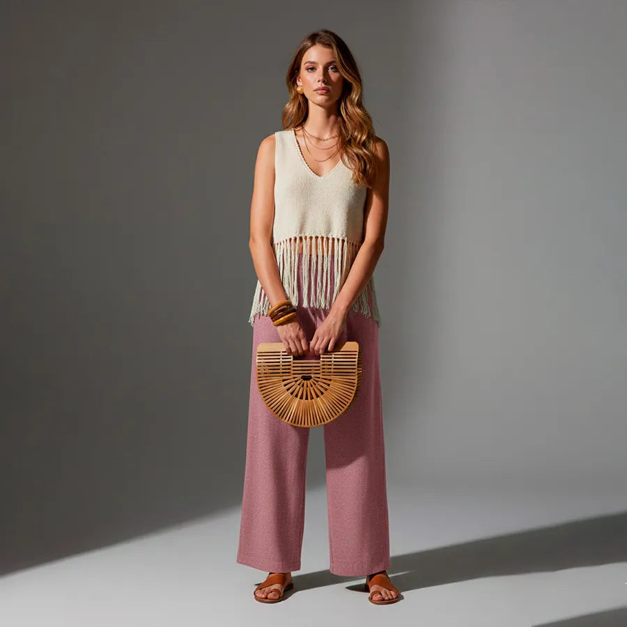 AD2523 PANTALON CON BRILLOS 5854